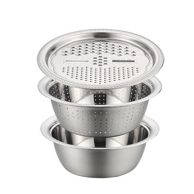 3 In Julienne Peeler 1 Multifunctional Basins Drain Camping Kitchen Baskets