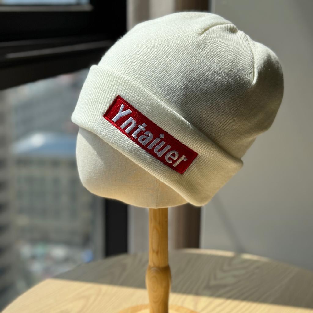 Letter Embroidered Knitted Woolen Hat for Men and Women Autumn and Winter Street Trendy Versatile Face Showing Small Pullover Cold Hat