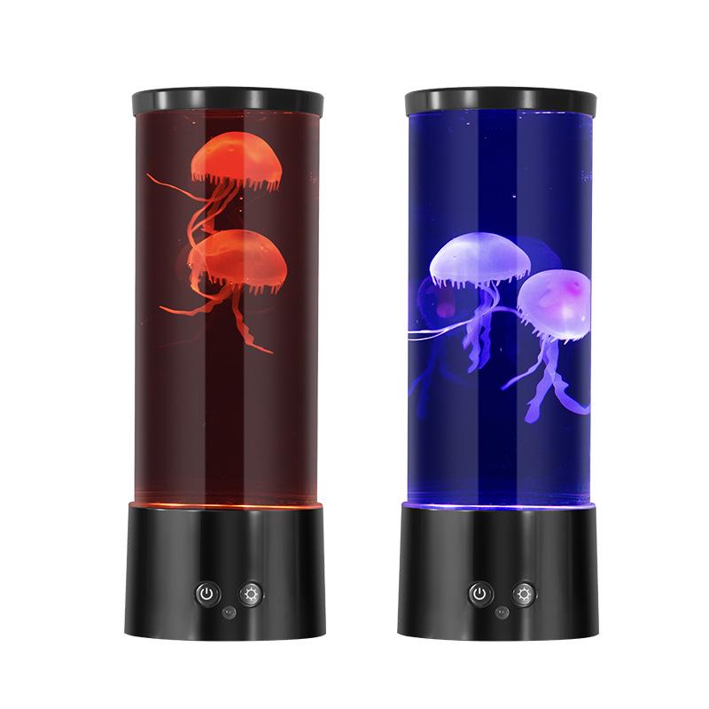 

Jellyfish LED Decorative Table Lamp - Eye-Friendly Night Light for Home & Bedroom LED