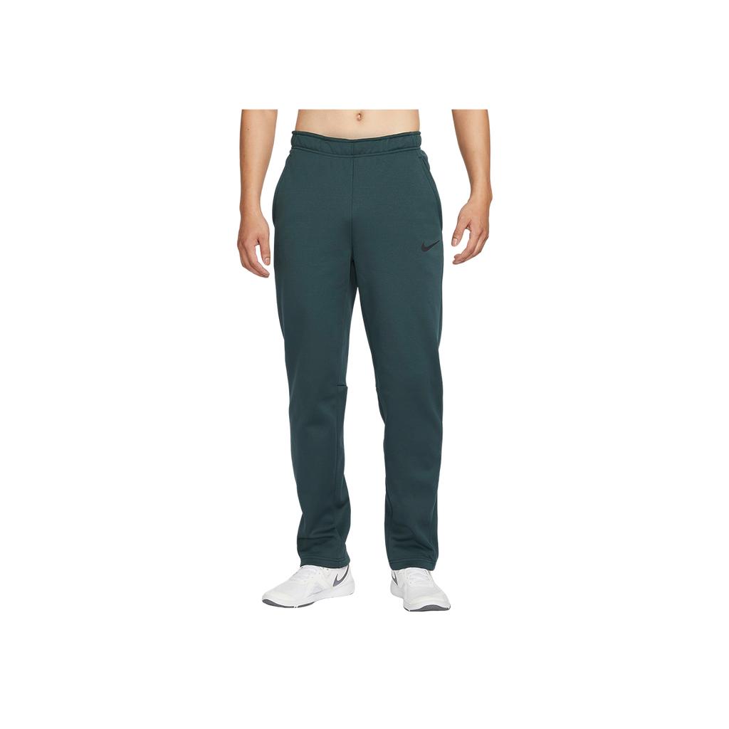 Nike Comfortable Solid Color Fleece Breathable Knitted Sports Pants Men bottoms Green 932254-328
