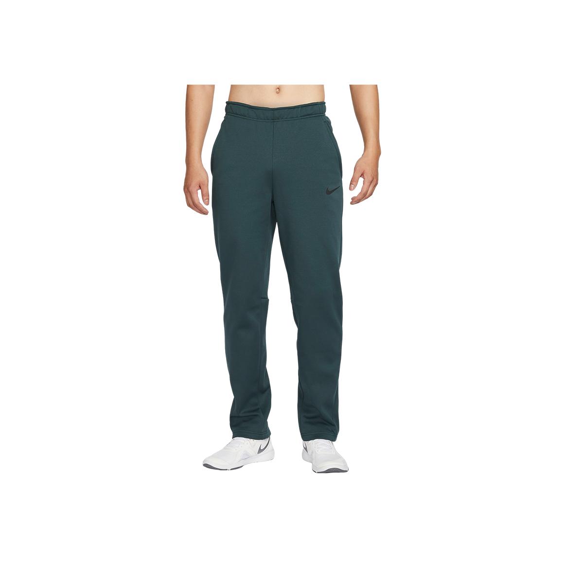 

Nike Comfortable Solid Color Fleece Breathable Knitted Sports Pants Men bottoms Green 932254-328 L