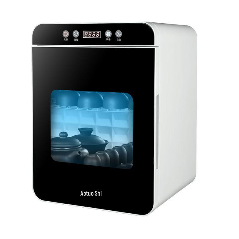 

Gongfu Tea Set Storage Cabinet: Desktop Mini Sterilization & Drying for Tea Ceremony Cups Standard