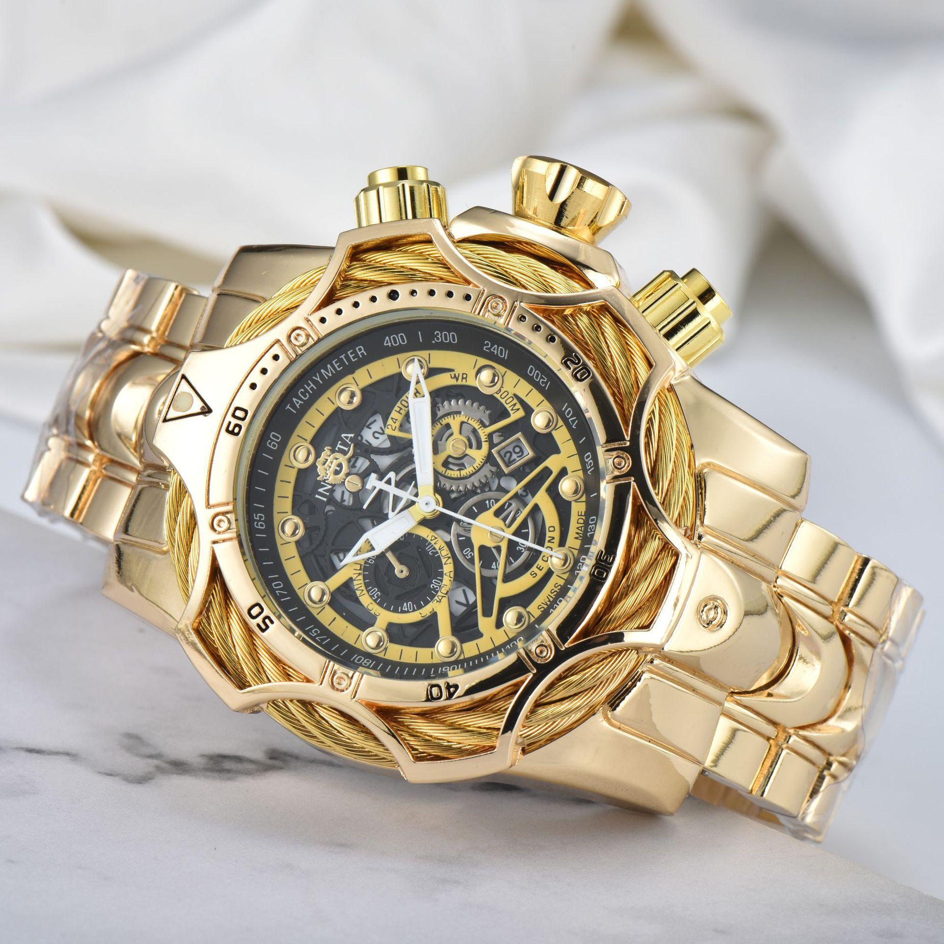 Independent Station Wish Watch Invic Men S Watch Invic Large Dial Steel Belt Sports Watch