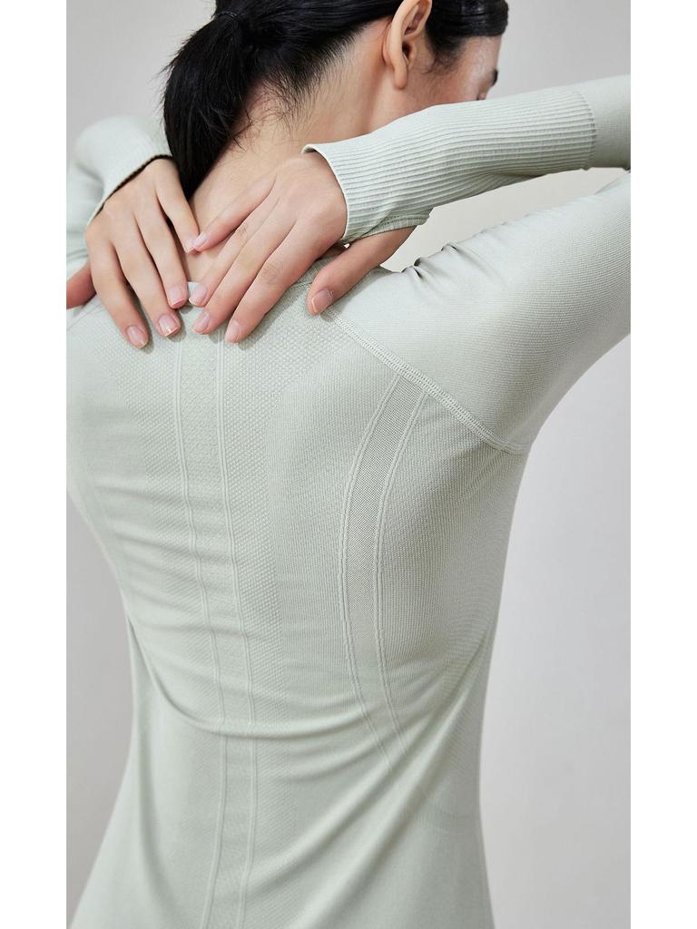 Women's Long Sleeve Round Neck Yoga & Tennis Fitness Top