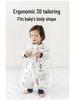 Mulberry Silk Baby Sleeping Bag - Autumn/Winter, Split-Leg Design, Anti-Startle, One-Piece Pajamas
