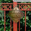2D Flat, 1pc, Furry Friends Theme, Decorative Gift for Dog Lovers, Vintage Metal Aluminum Sign, Suitable for Living Room, Study, Pet Room, Entryway