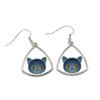 Chartreux - Elegant Metal Earrings As a Gift from the Brand