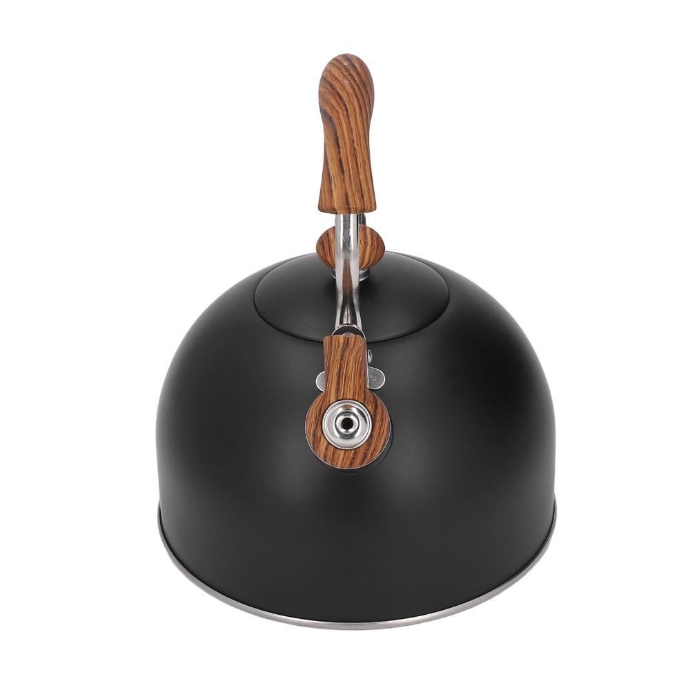 2.5L Capacity Stainless Steel Kettle Folding Handle Whistling Tea Pot  Coffee Making