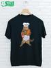T-shirt with CAT COOK Print