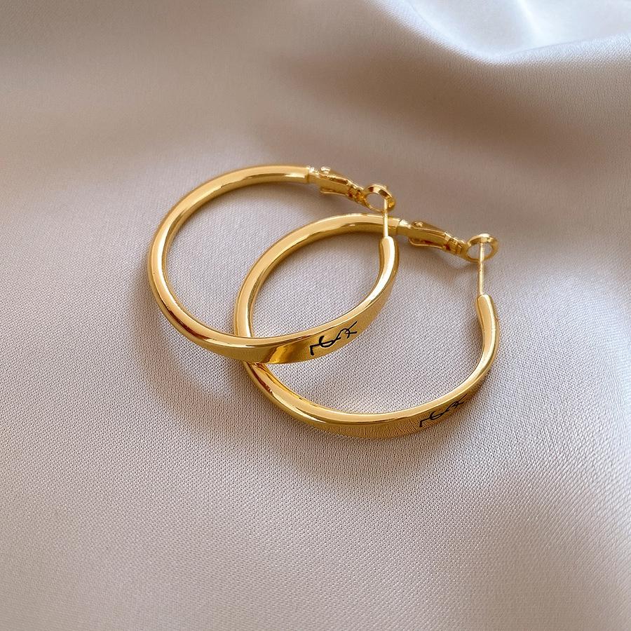 Silver Needle Geometric Light Luxury Stud Earrings - Vintage Niche Court Style