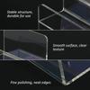 1-9 Tier Clear/Black Acrylic Riser Display Stand for Wallet,Makeup Organizer, Sunglasses,Women Handbag Rack Collection Holder