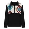Women Hooded Printed Sweater Colorful Casual  Print Long Sleeve Shirt
