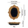 Vintage Ornate Frame Ring Holder Velvet Lined Jewelry Display Stand for Rings Earrings Picture frame shape jewelry organizer