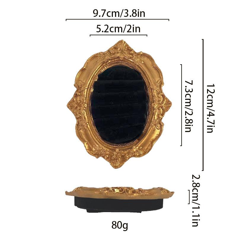 Vintage Ornate Frame Ring Holder Velvet Lined Jewelry Display Stand for Rings Earrings Picture frame shape jewelry organizer