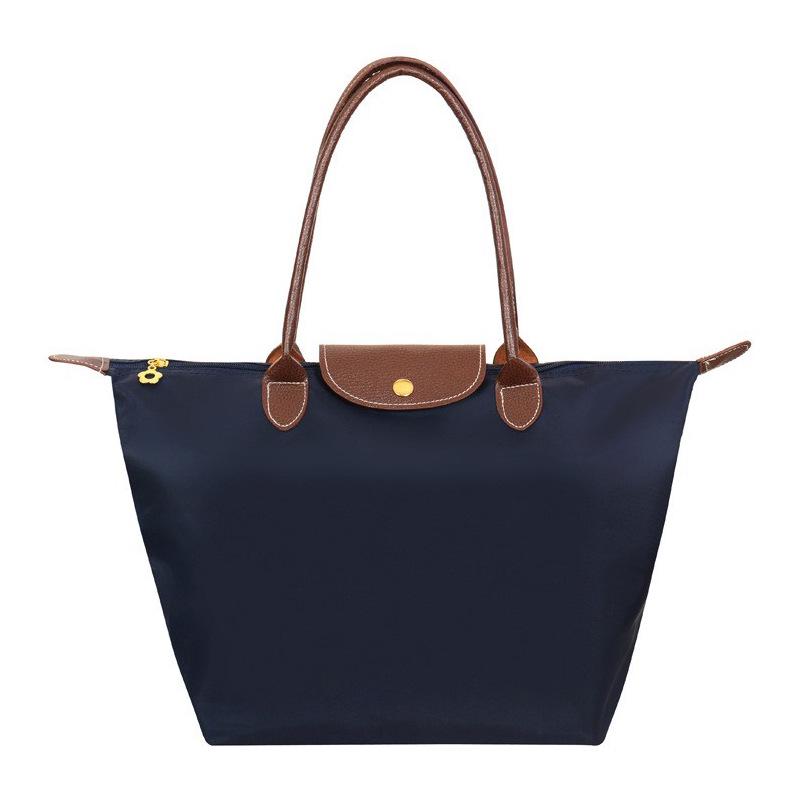 Women's Nylon Folding Shoulder Bag: Waterproof, Versatile for Gym, Sports, Shopping, and Storage