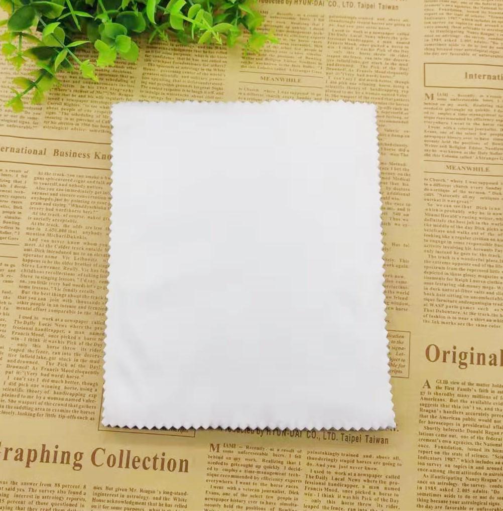 Custom Logo Eyeglass Cleaning Cloth - Black, White, Gray Polyester for Jewelry and Reading Glasses
