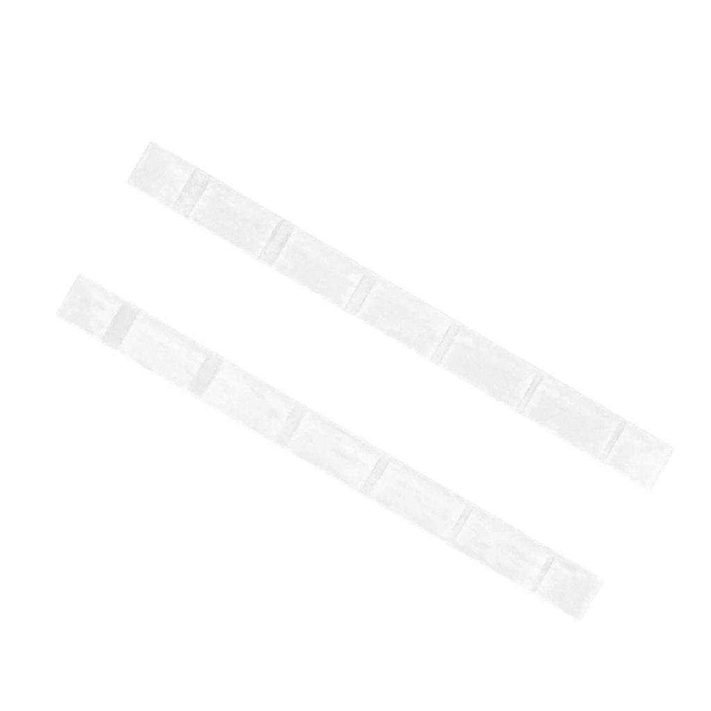 2Pcs Electric Guitar Nut Bone 6 String Pre Slotted Guitar Nut Replacement for Strat