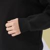 PUMA Women's Solid Color Casual Crewneck Long Sleeve Sweatshirt in Black
