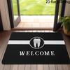 2D Flat-1PC Welcome Door Mat for Home , Welcome Mats for Home Decoration.
