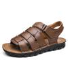Fashion Fashionable Summer New Outdoor Anti Slip Water Wading Genuine Leather Sandals High-quality Men Comfortable Soft Bottom Slippers