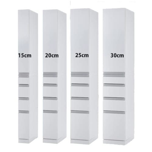 Hidden" Gap Storage Cabinet, 20cm Wide X 45cm Deep [Made In Japan] (20cm)