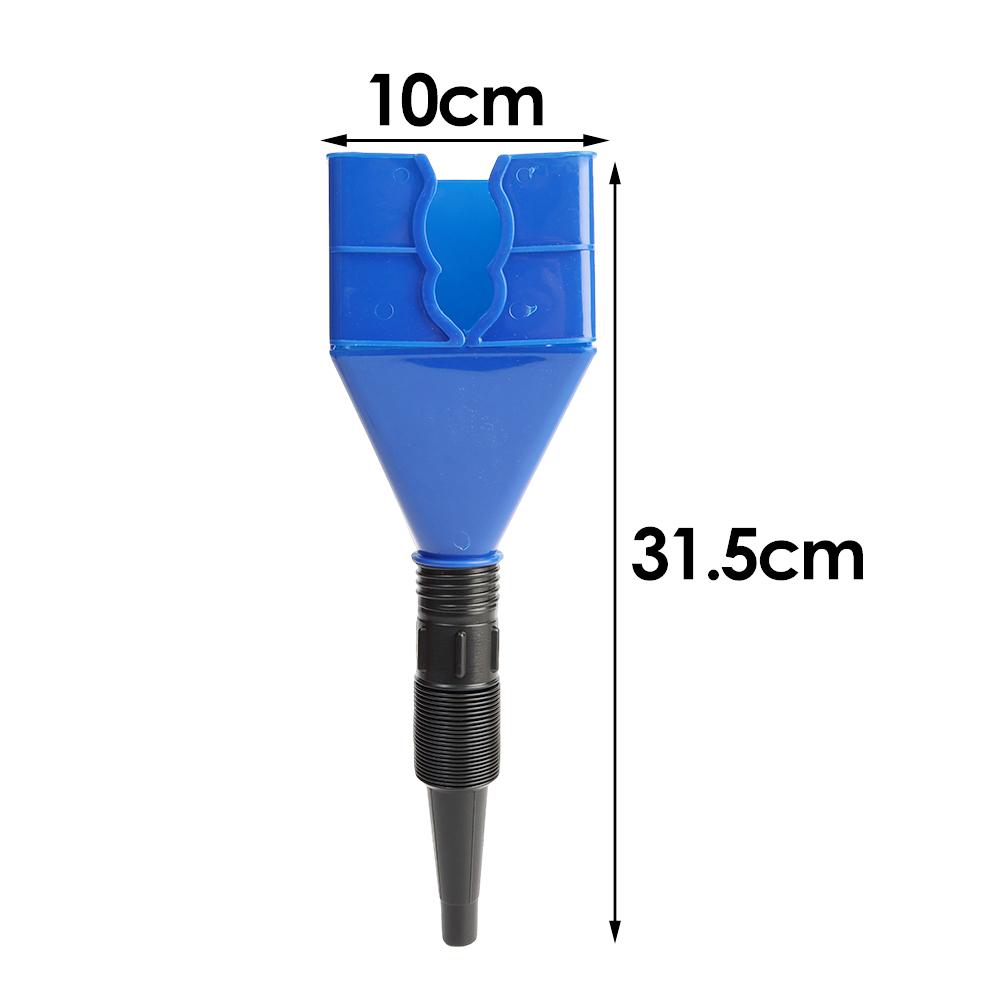 Car Refueling Funnel Folding Telescopic Hose Refueling Funnel Portable Hands-free Refueling Funnel Car Oil Filling Equipment