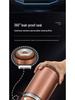 Portable Large Capacity Stainless Steel Thermos Pot: Insulated Stewing Kettle and Lunch Box for Office Women