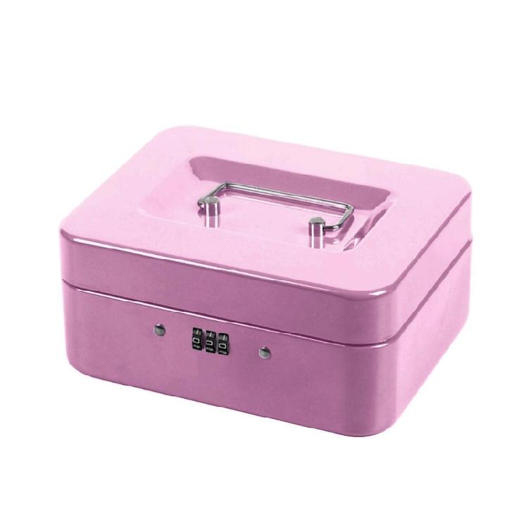 Safe Home Shop Steel Mini Money Box Security Cash Box Storage Box for Coin Money