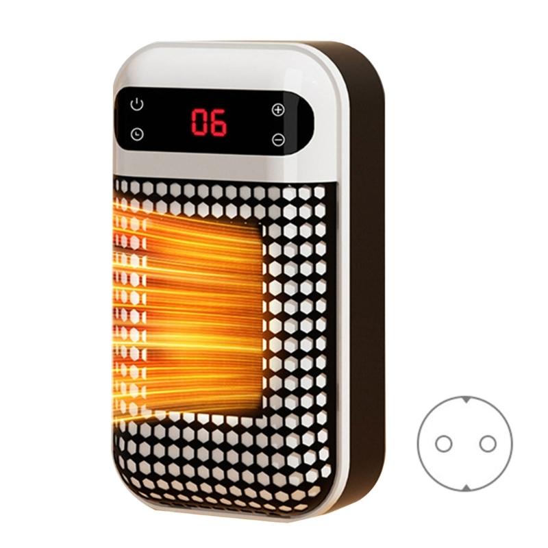 Wall Outlet Heater Plug-in Portable Space Warmer Energy Saving Space Warmer Wall Outlet Electric Heater for Home белый