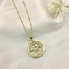 Rotatable Compass Niche Design Light Luxury Adventure Bone Chain Necklace Pendant