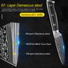 Damaskus Schälmesser 3,5" Japanischer VG10 Super Steel 67 Layer High Carbon Edelstahl G10 Griff Obstmesser