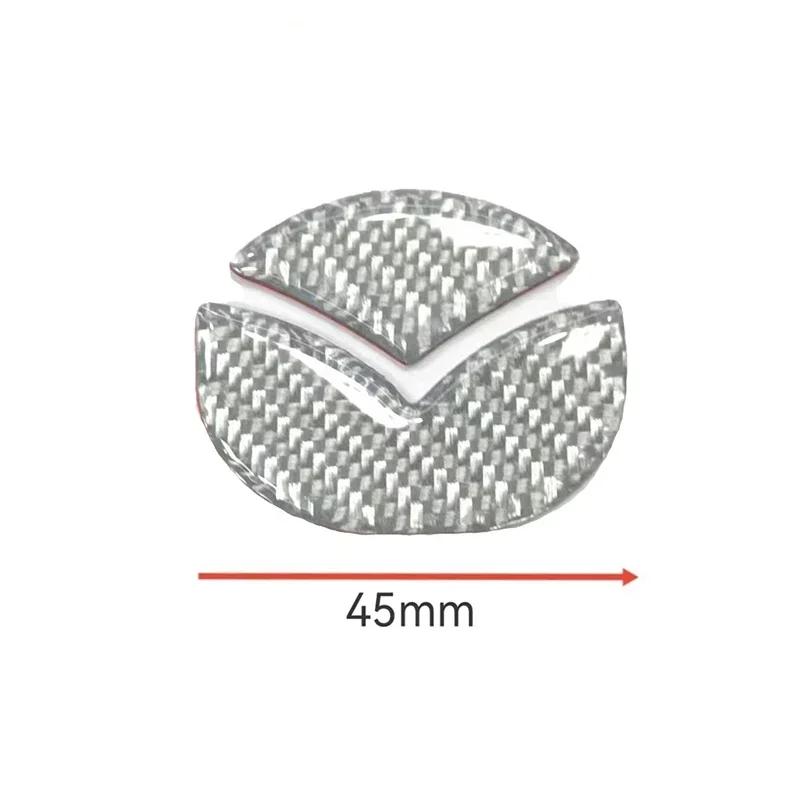 2025 Hot For Mazda Axela CX3 CX4 CX5 RX7 Atenza MX3 MX5 CX9 CX7 RX8 SKYACTIV Epoxy Sticker Car Steering Wheel Emblem Modified De