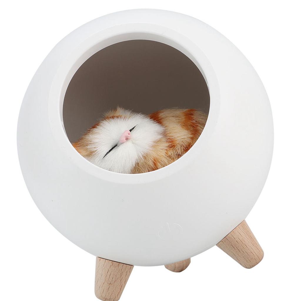 Cute Cat Night Light Little Pet House LED Night Lamp Bedroom Lighting Atmosphere Lamp