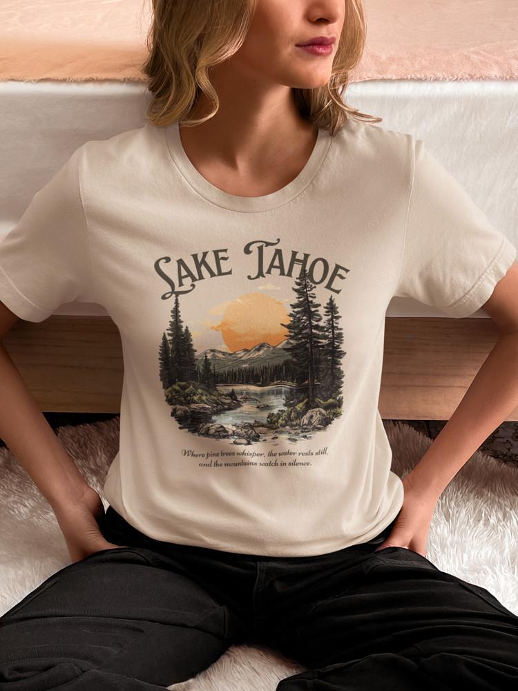 

Lake Tahoe Graphic T-Shirt Unisex Nature Gift Tee Mountain Souvenir Adventure 3XL