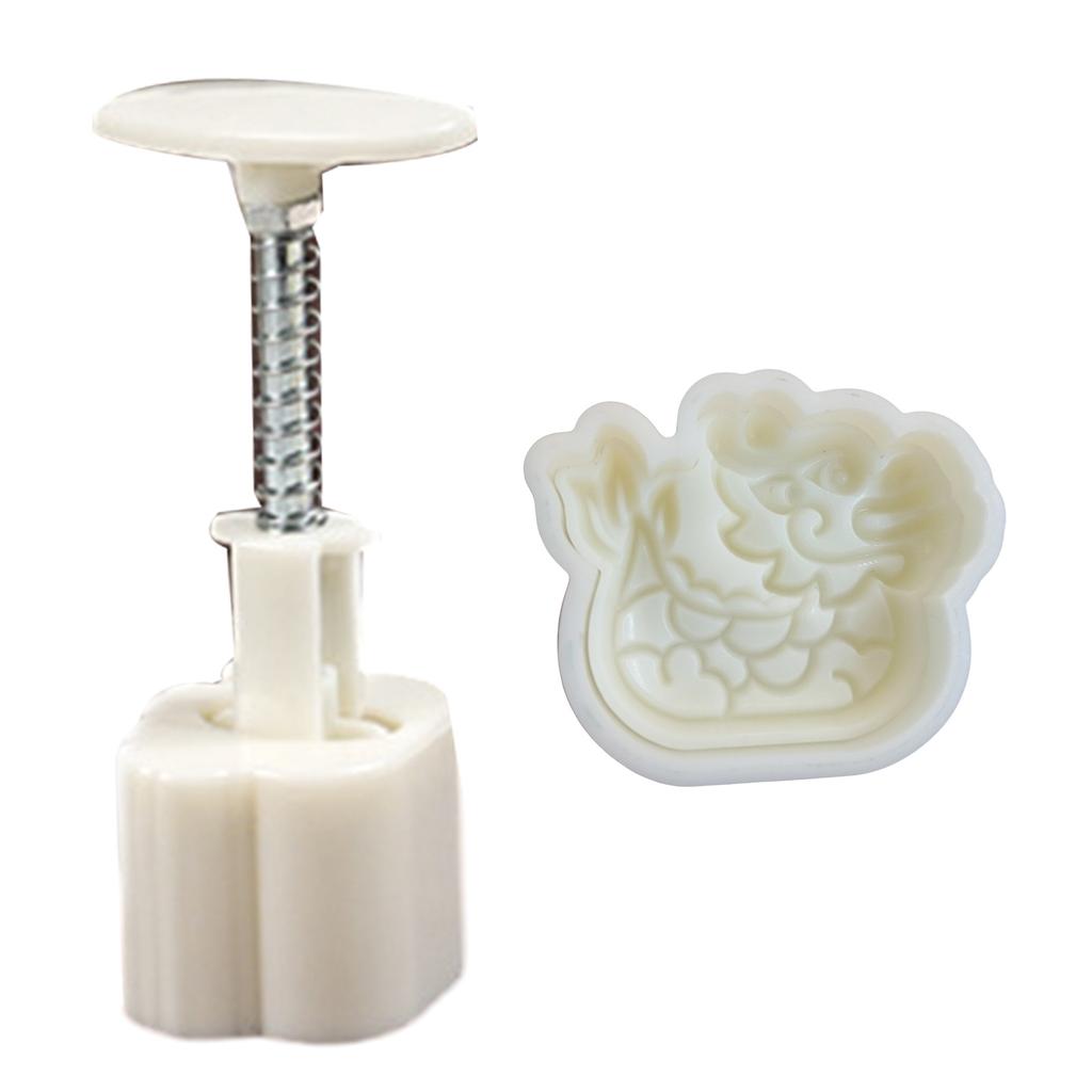 Hand Pressed Mooncakes Mold Dragon Boats Green Bean Cake Mould Dessert Molds Ice Skin Pastries Moulds for Baking Lover