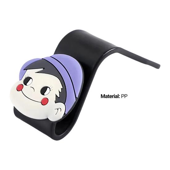 Convenient Car Hook Easy Installation PP Multifunctional Cute Car Seat Hanger for Auto