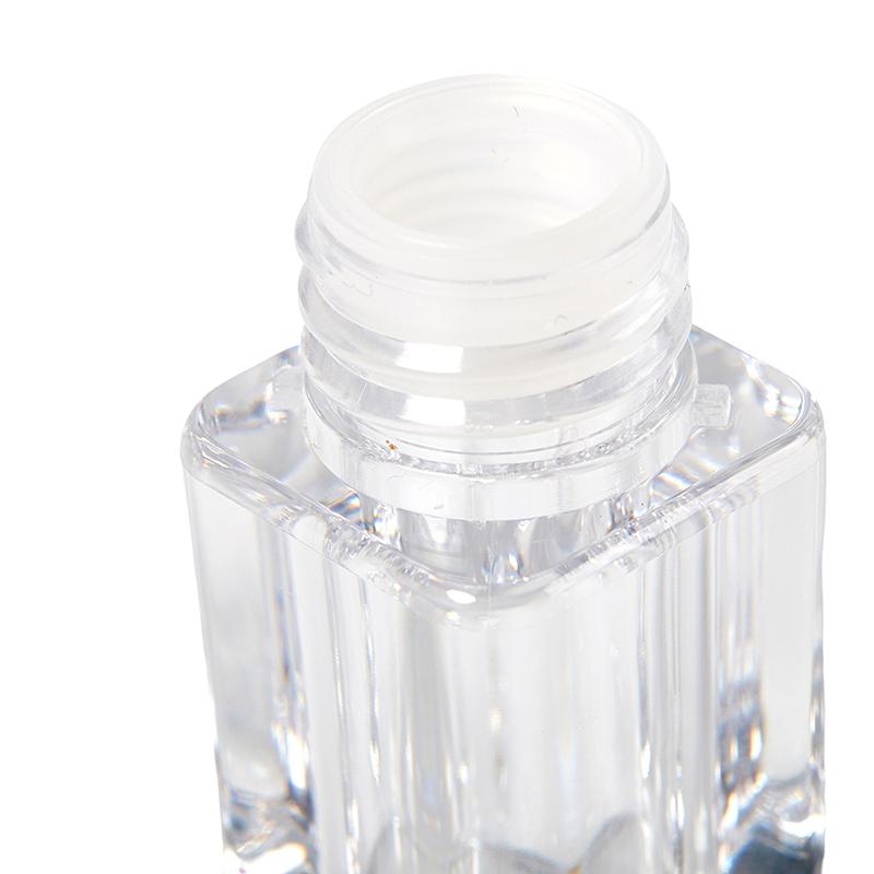 1Pc 5Ml Empty Lip Gloss Tube Clear Mini Refillable Lip Balm Bottles With Rubber Inserts