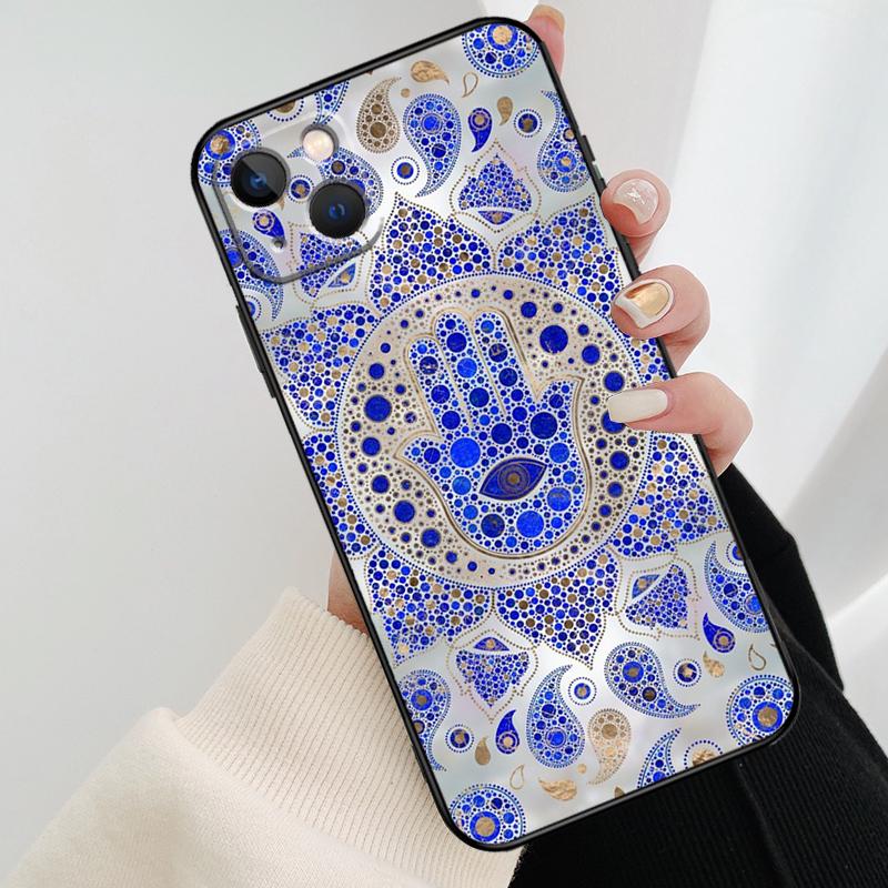 Coque de téléphone Main de Fatima Hamsa Pour iPhone 17 Pro Max 14 13 12 11 15 16 Pro Max mini 15 16 Plus 16e 17 Air Cover