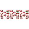 Christmas Themed Pet Bow Tie Collar for Dogs and Cats 30Pcs Red Bowknot Ties