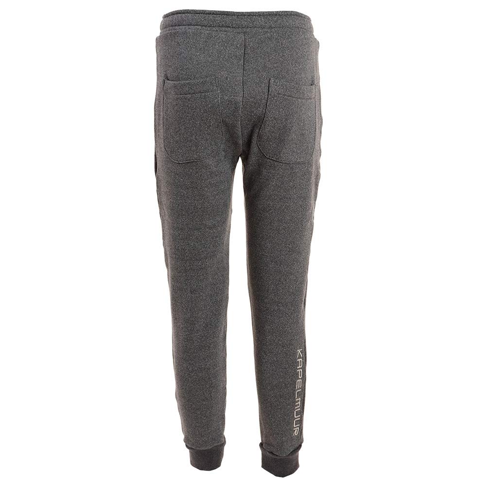 Kapelmuur Melange Japan Size L to Japanese size Sweatpants, Fleece-Lined, Gray, kplp023, (equivalent L)