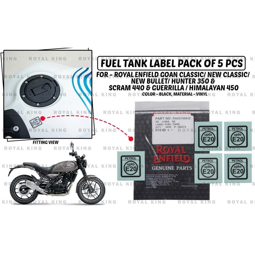 Royal Enfield Fuel Tank Label Fit For Goan Classic & Hunter 350/Guerrilla 450"