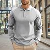Men's Solid Color Casual Base Retro Raglan Long Sleeved Shirt