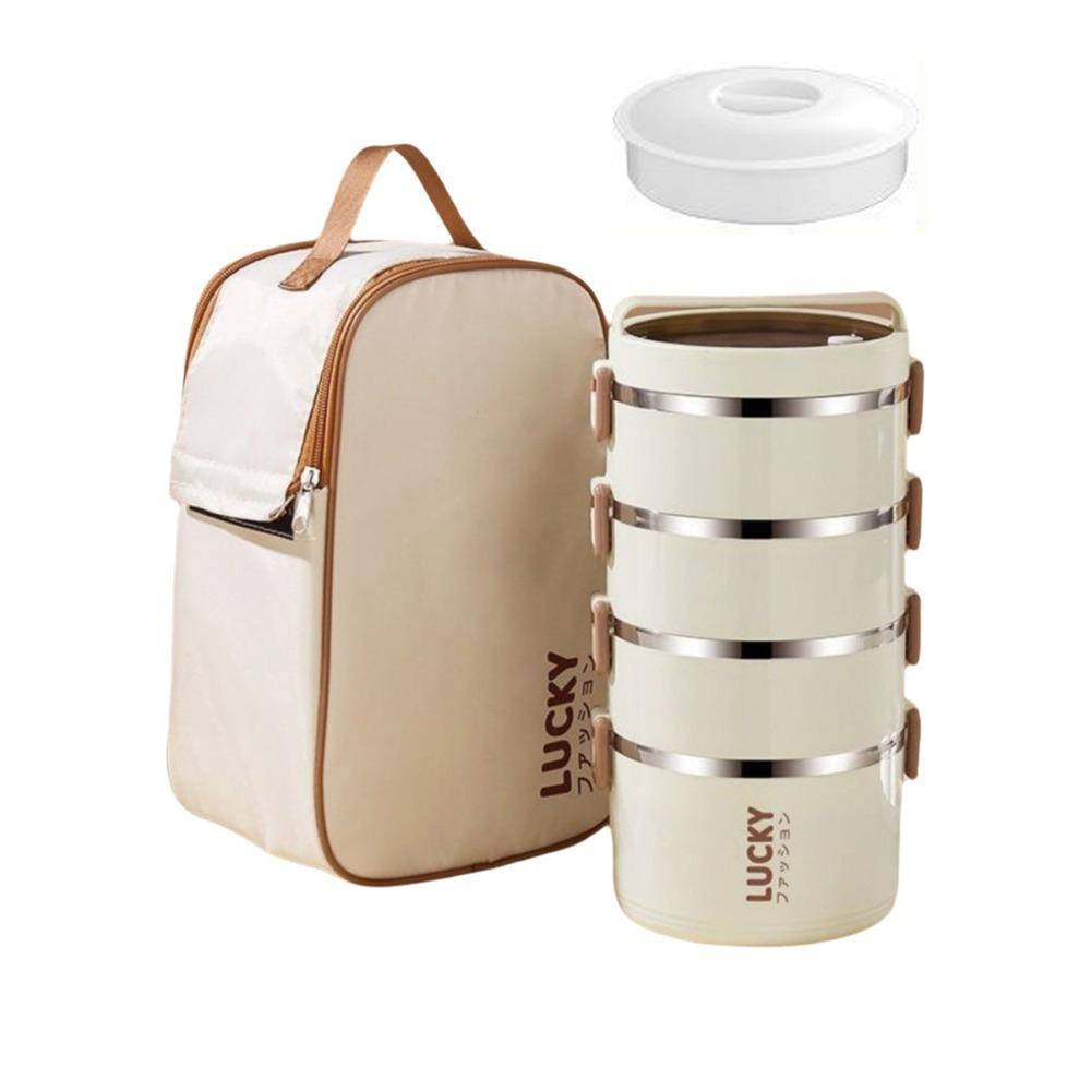 Stainless Steel Multi-Layer Lunch Box Food Grade Instant Noodle Bowl Insulated Lunch Box Camping