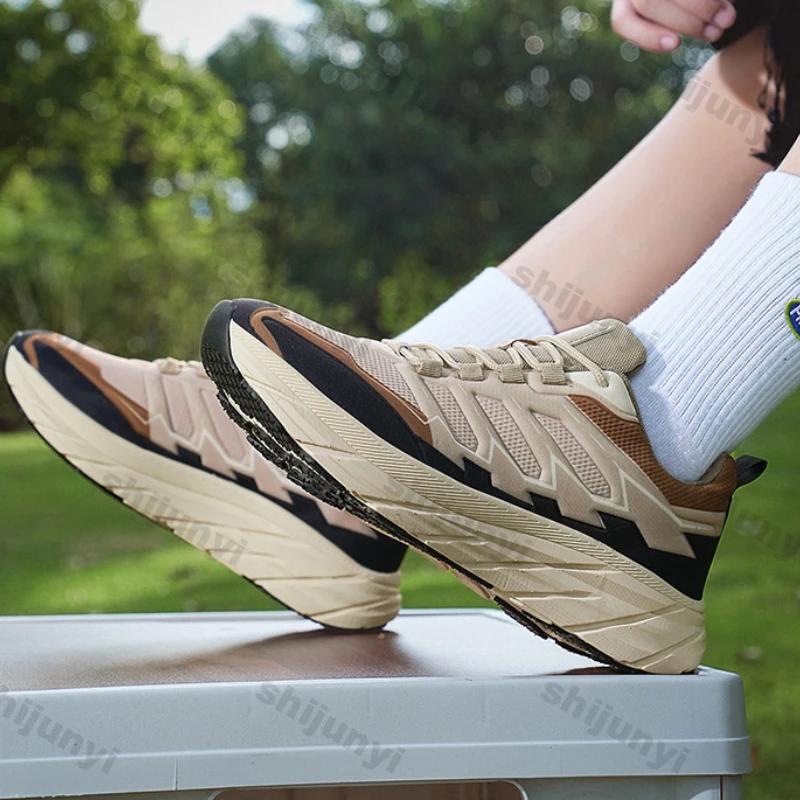 Мужские повседневные кроссовки Весна Осень Беговые кроссовки Платформа Тренд Дышащие — фото 6