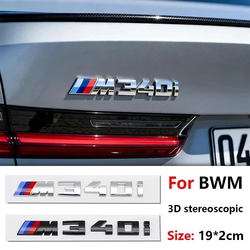 VYOJ1 Car 3D ABS Trunk Letters Logo Badge Emblem Decal Sticker For BMW M140 M145 M235 M240 M340 M530 M550 M760LI M135 E39 E60 E61 F48