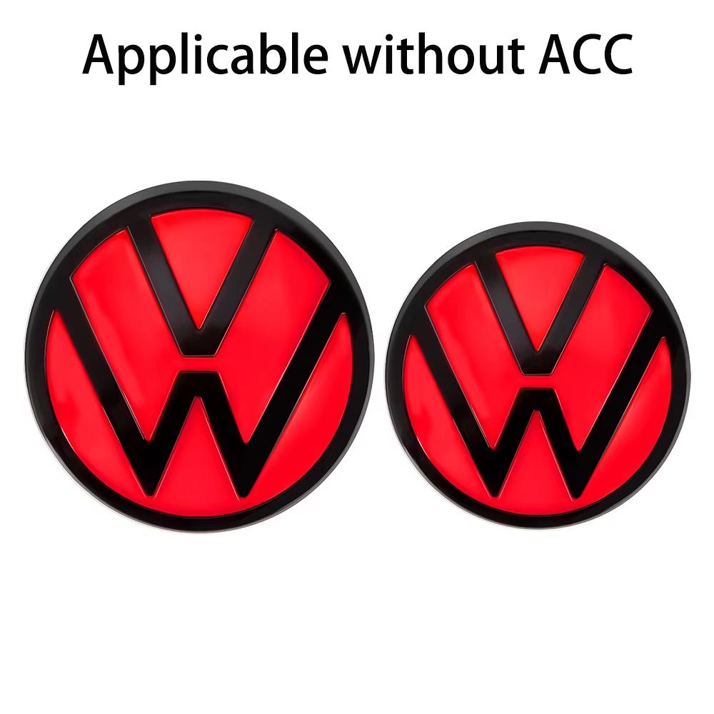VW Polo Golf 4 5 1set Replace Type Car Rear Trunk Badges Lid Emblem Front Rear Logo Valve Cap For VW Golf 8 (MK8) T-ROC POLO Arten 21-23 AXZ1