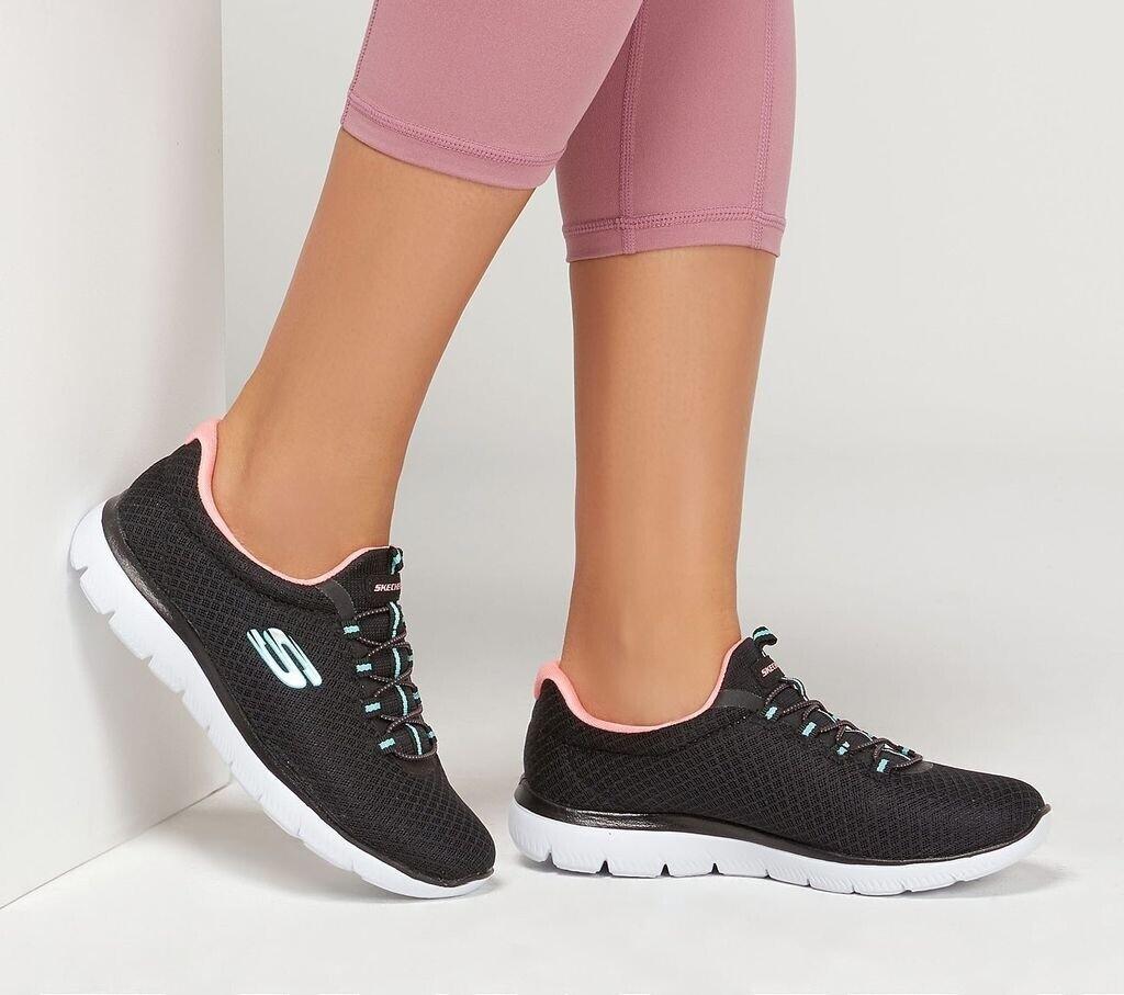 Кроссовки Skechers Summits Fun Flare Slip-On темно-синего цвета