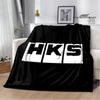 HKS Racing Car Printed Blankets Fashion Warm Blanket Soft And Comfortable Blanket Home Travel Blankets BedLinings Birthday Gift