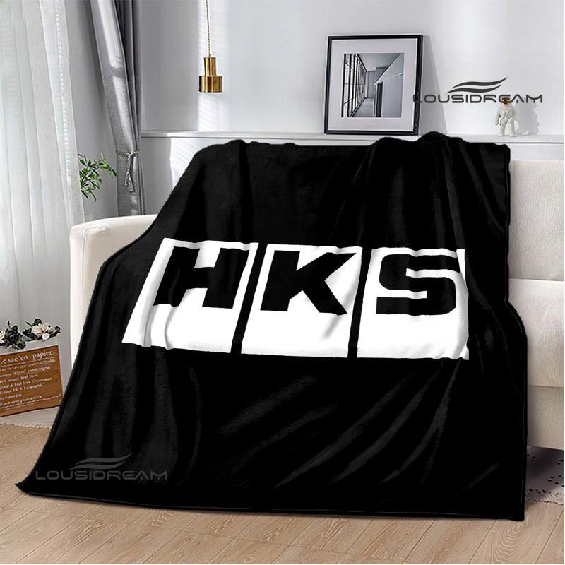 HKS Racing Car Printed Blankets Fashion Warm Blanket Soft And Comfortable Blanket Home Travel Blankets BedLinings Birthday Gift