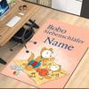 Custom Name Bobo Printed Carpet, Rug for Office Chair Living Room Bedroom Kitchen Room Decor Gifts.